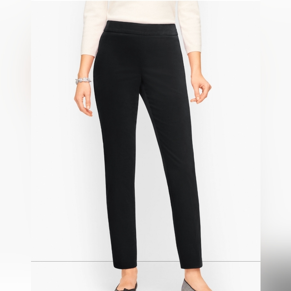 Talbots stretch velveteen slim leg pants